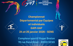 Championnat départemental GAM GAF - SENS