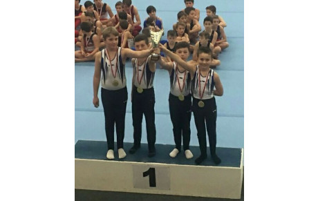 Les podiums régionaux par équipes GAM