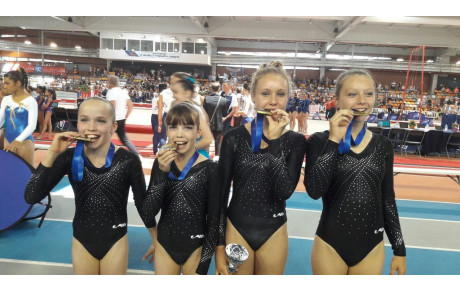 Selya, Jane, Juliette et Lucie ont brillées à Lyon