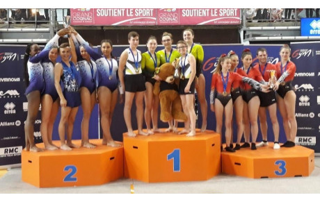 L'Or brille à Cognac pour nos Tumbleurs 