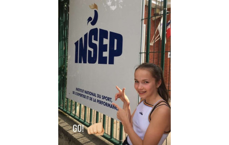 Lucie est à L'INSEP !